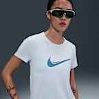 ★ Nike★ One Swoosh Dry Fit Short Sleeve Running Top W Blu Nike One Classic Women's Dri-FIT Short-Sleeve Top. Nike.com